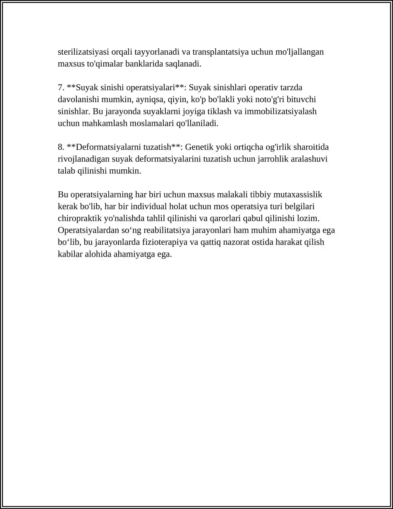 SUYAKLARDA OPERATSIYALAR 4