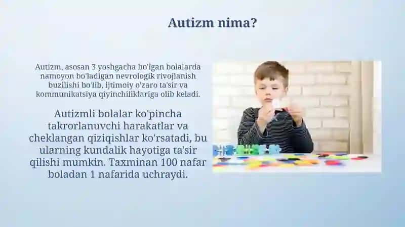 Autizm sindromli bolalar 4