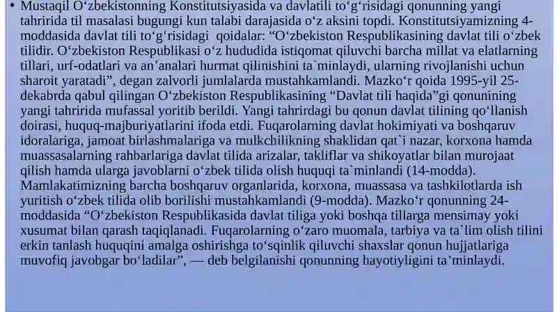 DAVLAT TILIDA ISH YURITISH KURSINING MAQSADI, VAZIFASI VA AHAMIYATI 4