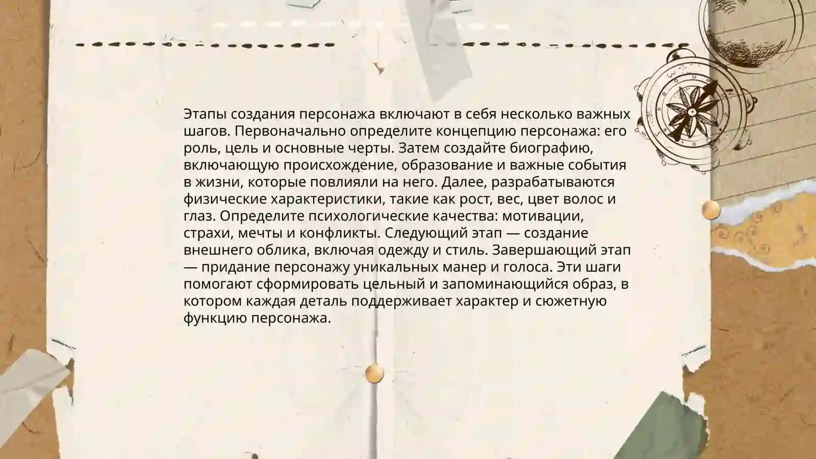 Образ персонажа и пути его создания 4