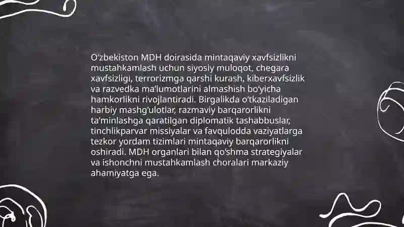 Oʻzbekiston va BMT: rivojlanish hamkorligi va barqaror rivojlanish maqsadlari 4