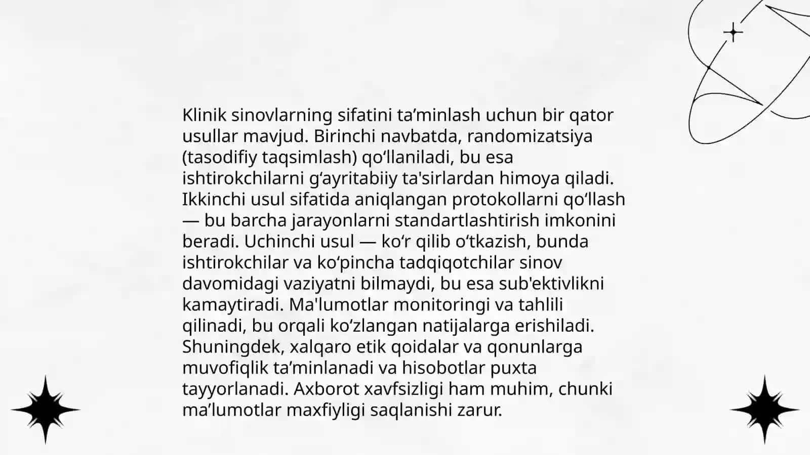 Klinik sinovlarni davlat nazorati tizimi 4
