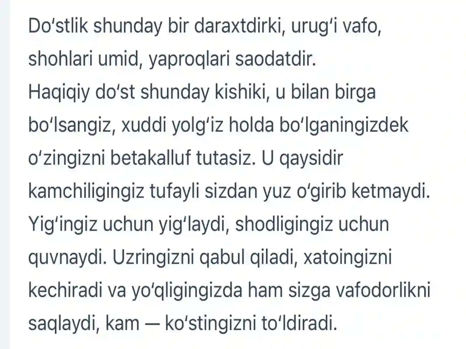 Dõstlikbusadoqat 4