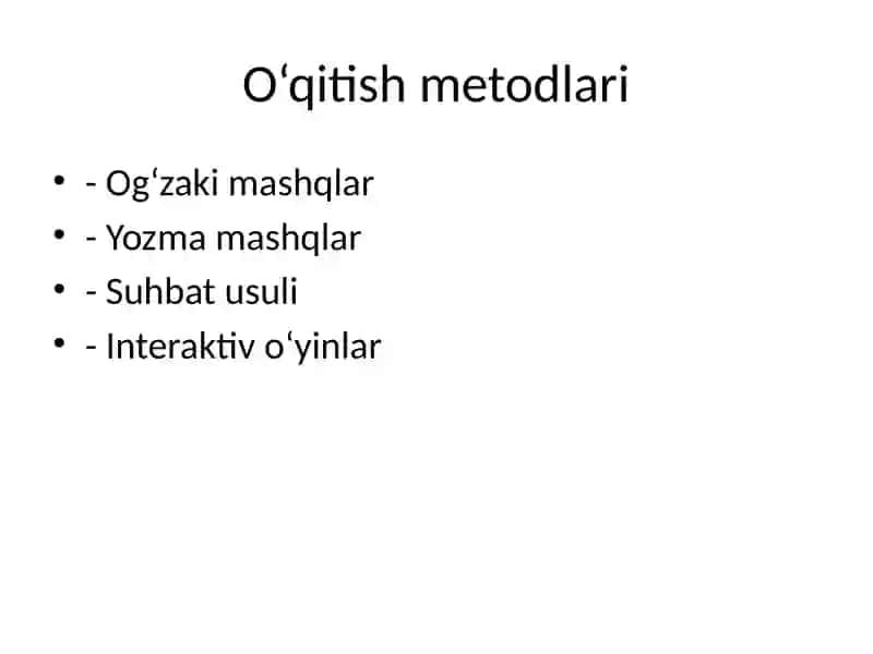 Boshlang‘ich sinflarda gap mavzusini o‘rgatish metodikasi 4
