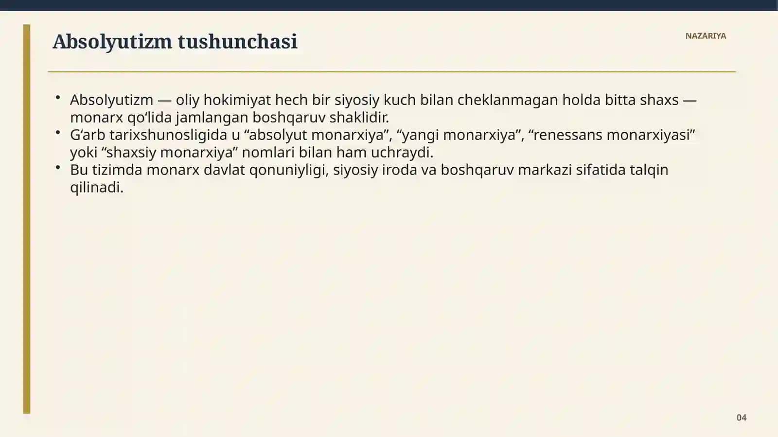 Absolyutizm 4