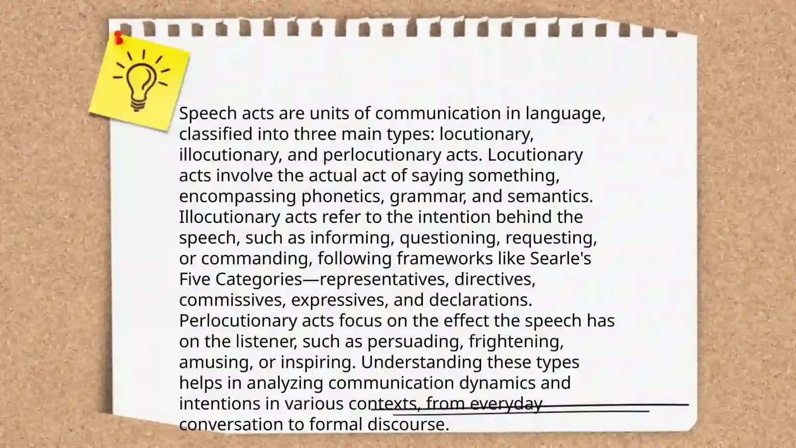 Pragmatics: Speech Acts 4