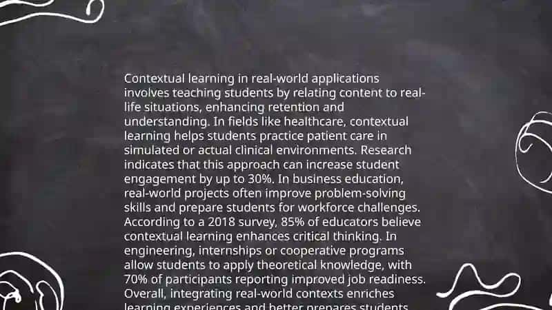 Contextual Learning Theories 4