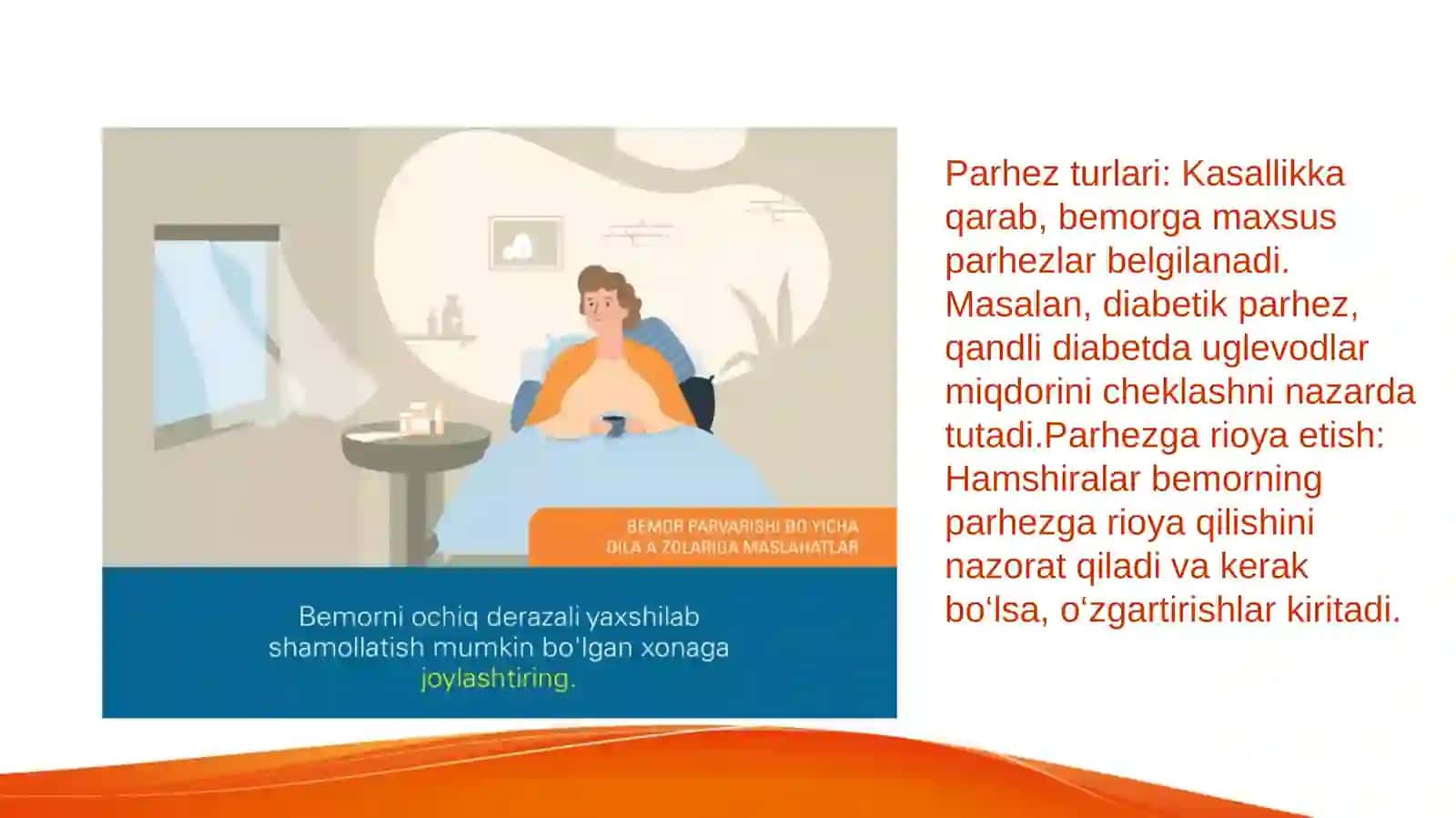 Bemorlarni ovqatlanishida hamshiralik parvarishi 4
