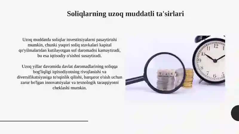 Soliqniuzoqvaqisqamuddatlita’siri 4