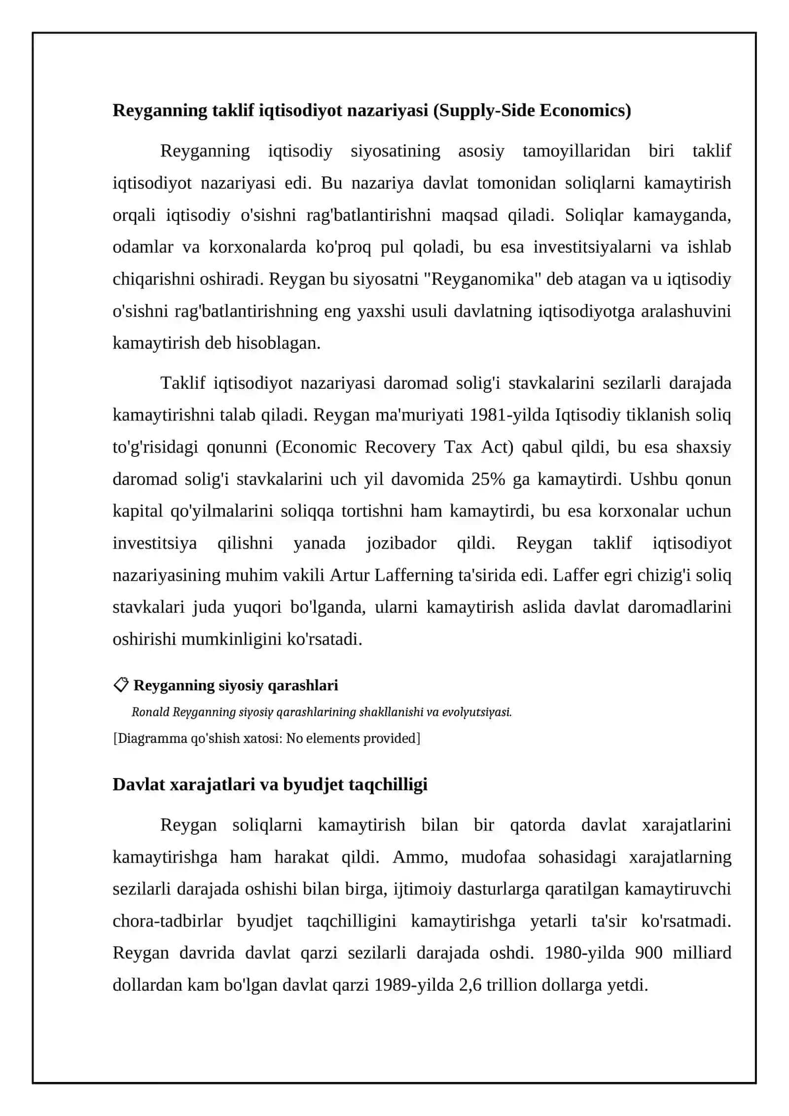 R. Reyganning siyosiy qarashlari 4
