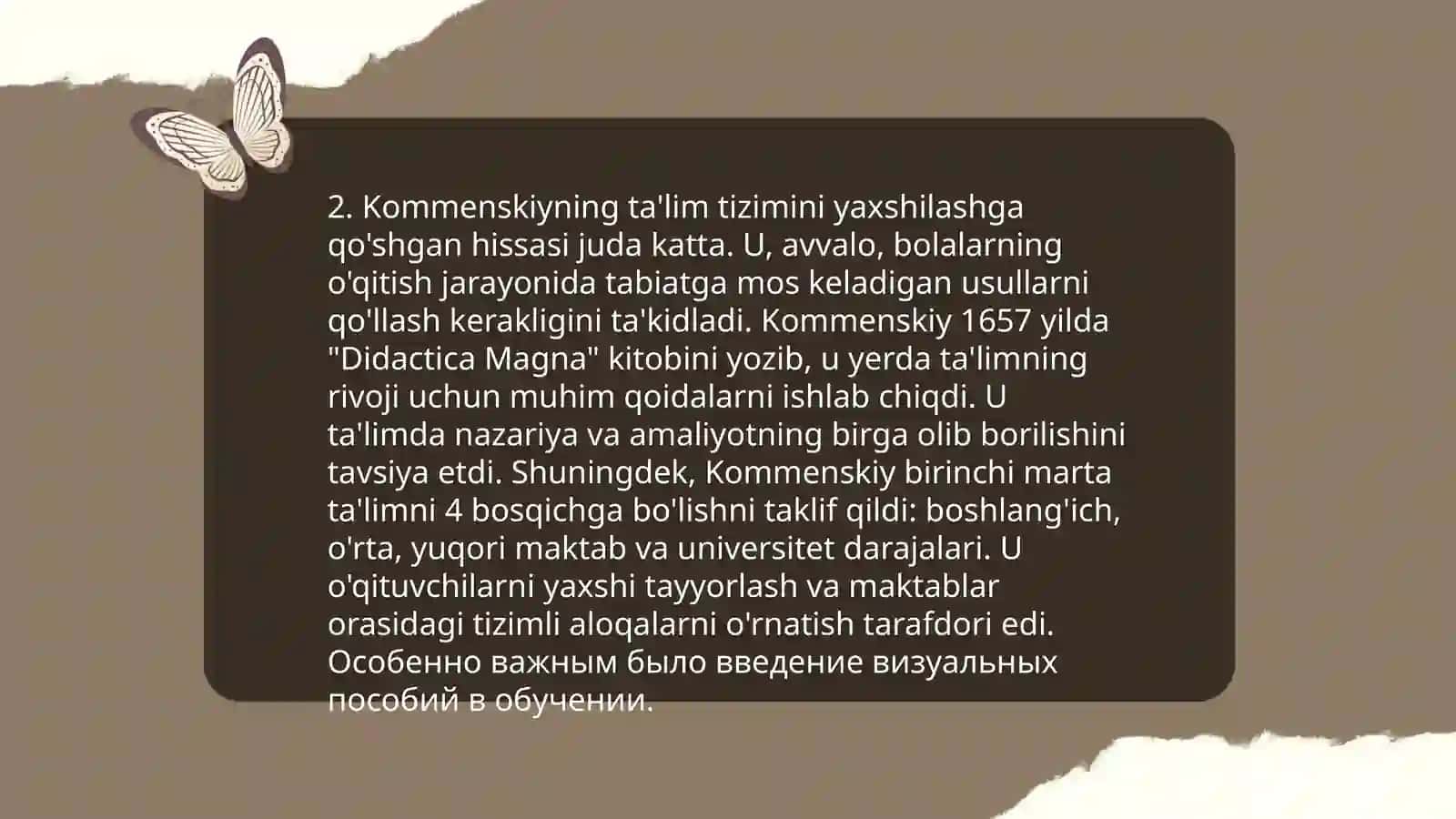 Yan Amos Kommenskiy va ta'limdagi islohotlar 4