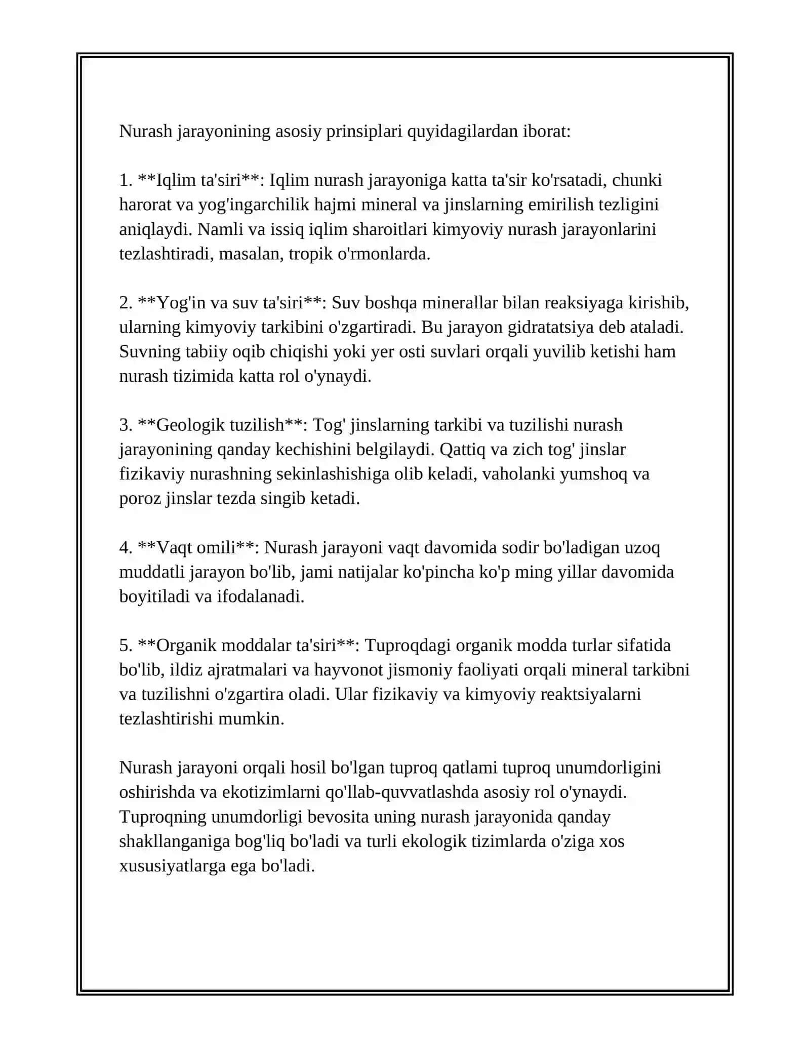 NURASH JARAYONI VA TUPROQ 4
