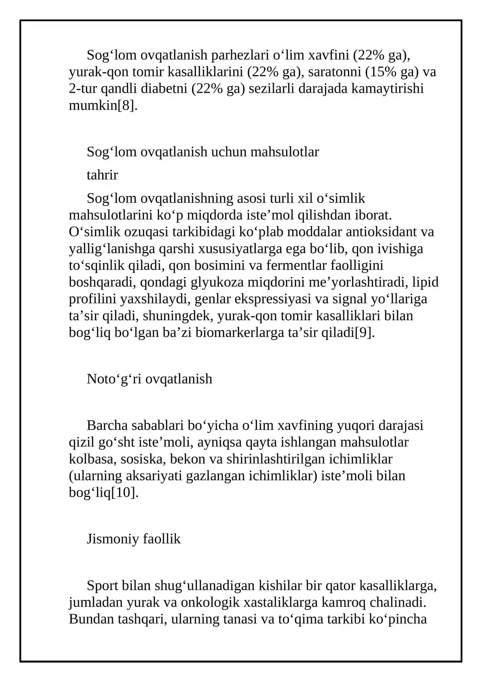 Sog'lom turmush tarziga oid xalqona ibratlar 4