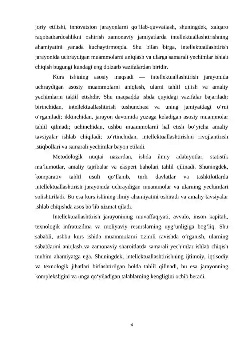 INTELLEKTUALLASHTIRISHDAGI MUAMMOLAR VA ULARNING YECHIMLARI 4