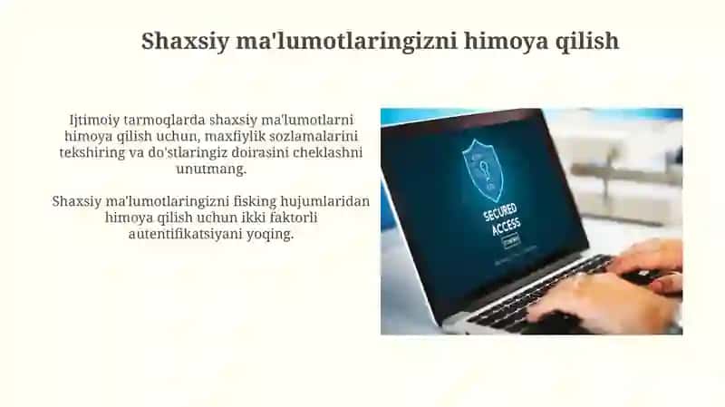 Onlayn tahdidlardan himoyalanish 4