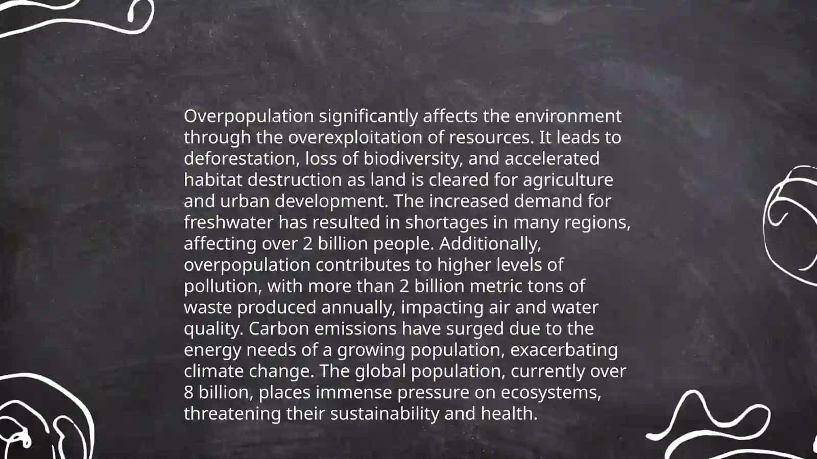 Overpopulation.The human explosion 4
