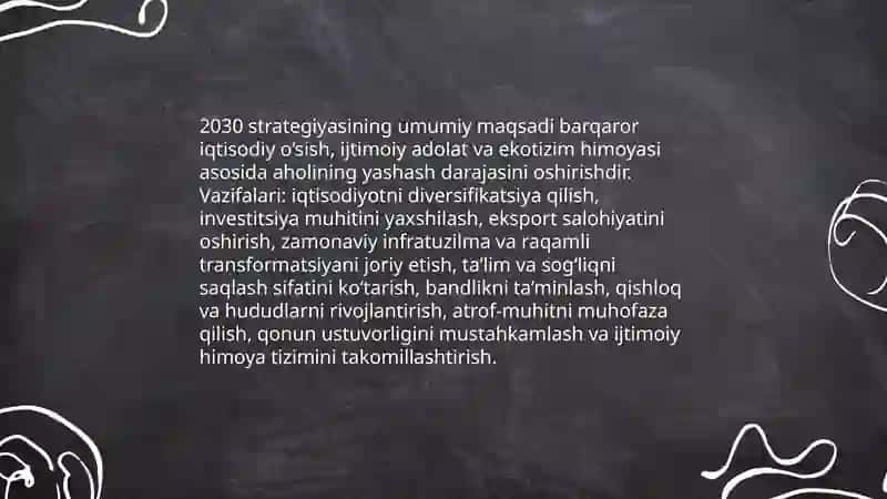 Ozbekiston Respublikasi 2030 strategiyasi haqida 4
