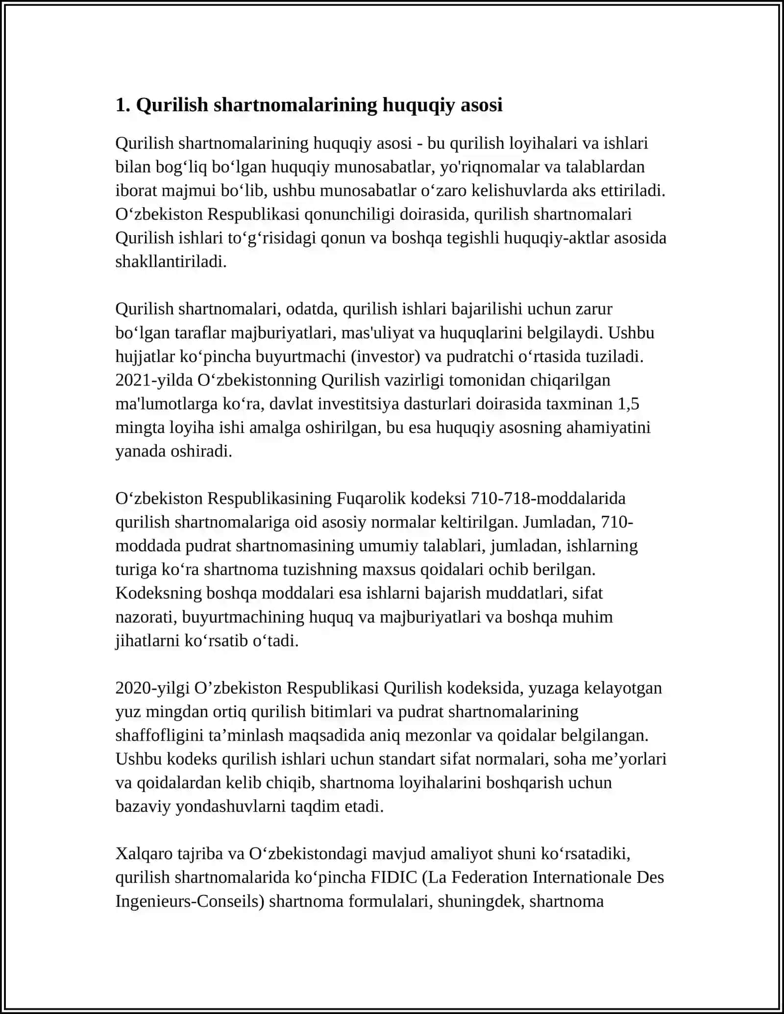 KAPITAL QURILISHDA SHARTNOMA TIZIMI VA TANLOV SAVDOLARI 4