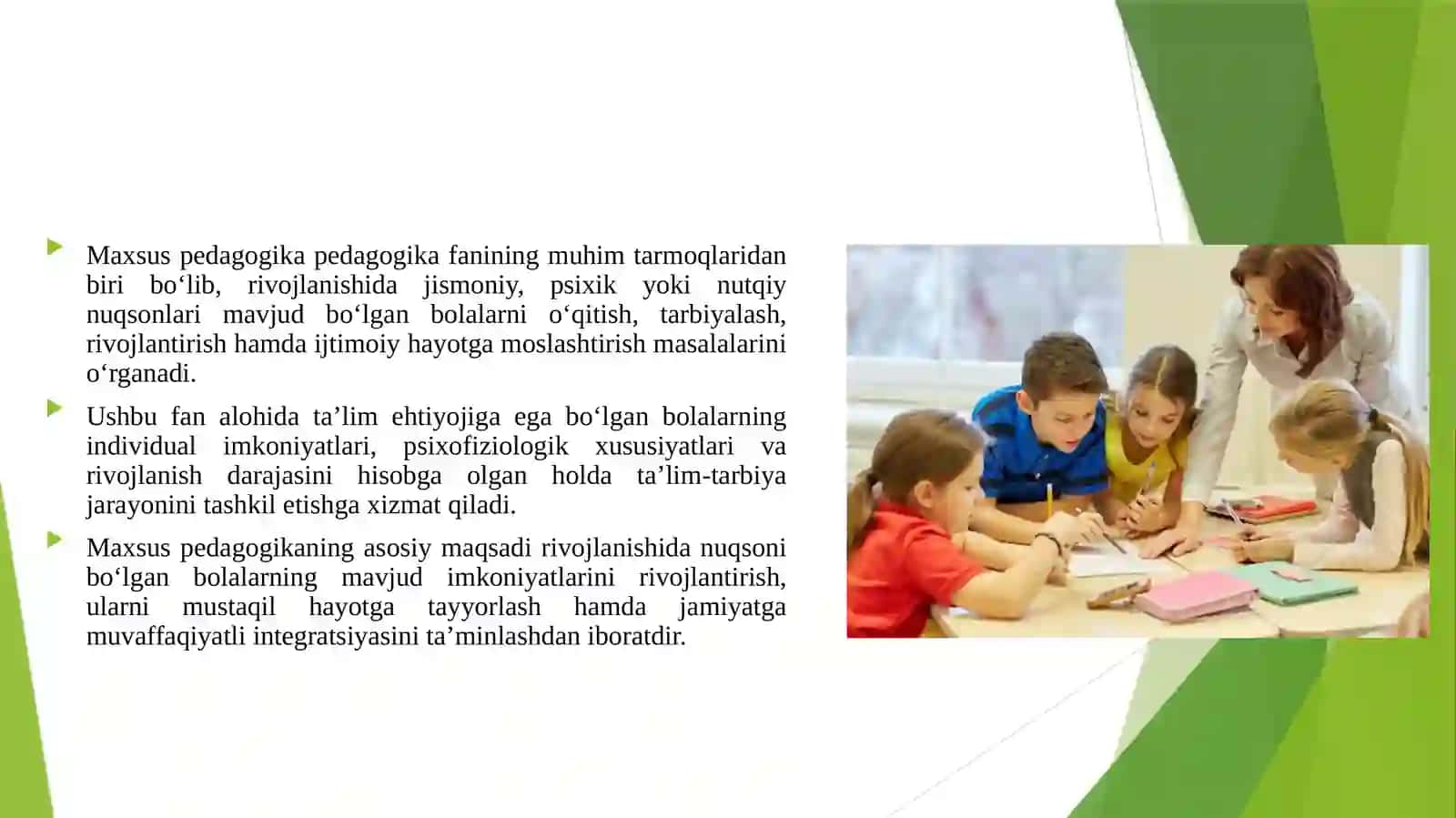 MAXSUS PEDAGOGIKADA TA’LIM TAMOYILLARI 4