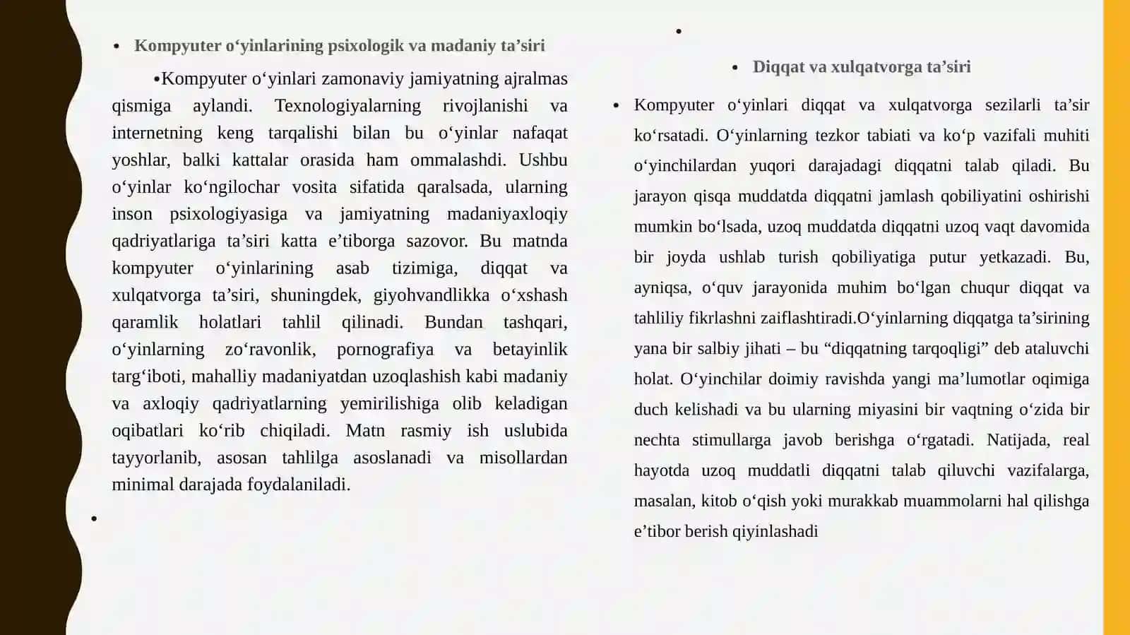 Kompyuter o’yinlari manqurtlik vositasi 4