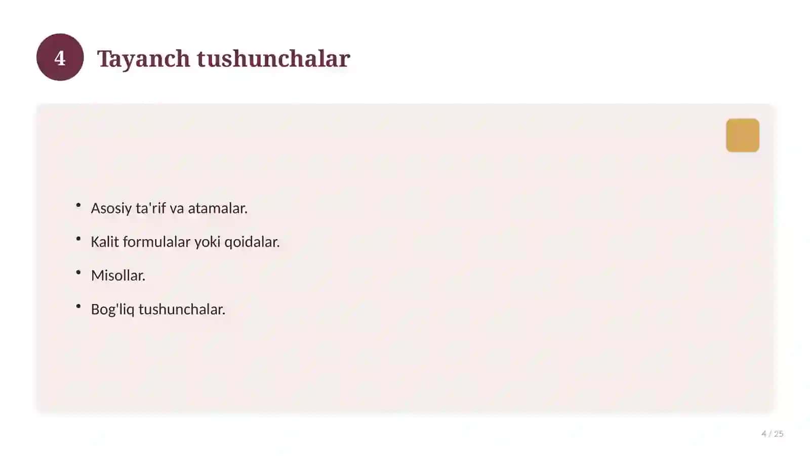 O'zbekiston tarixi fanidan 7-sinf uchun ochiq dars ishlanmasi 4