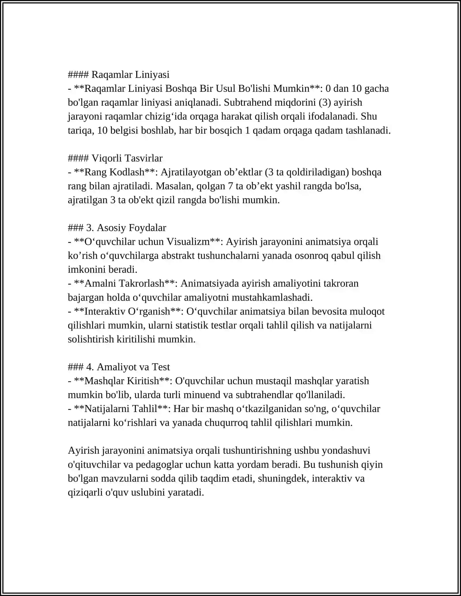 BIOLOGIYA DARSLARIDA "ODAM VA HAYVONLARNING AYIRISHI"MAVZUSINI O'QITISHDA IT TEXNOLOGIYASIDAN FOYDALANIB DARS TASHKIL QILISH 4