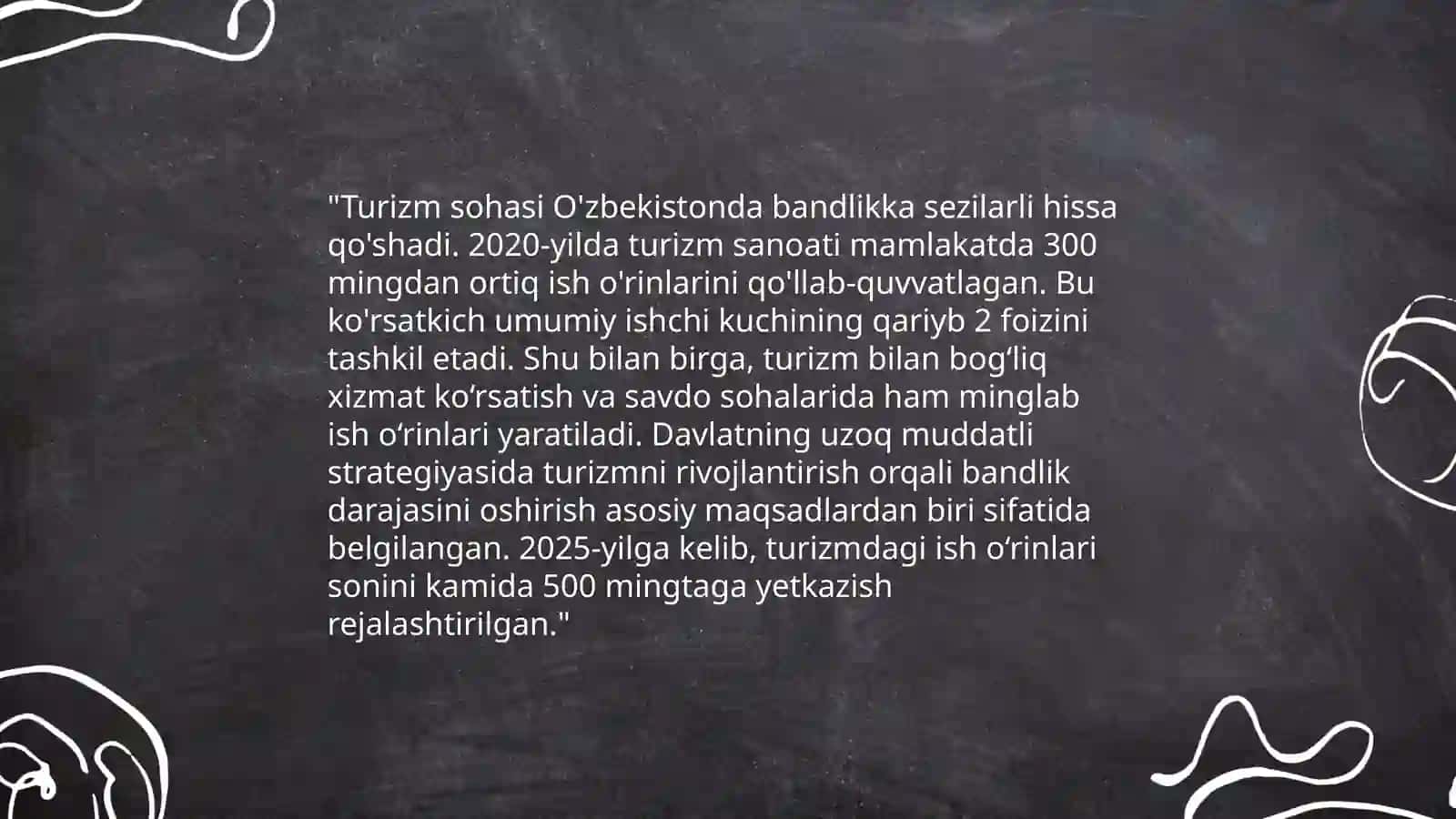 Turizmning iqtisodiyotga tasiri 4