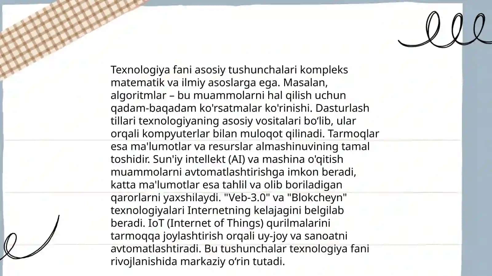 Texnologiya fani dasturi bilan tanishtirish 4