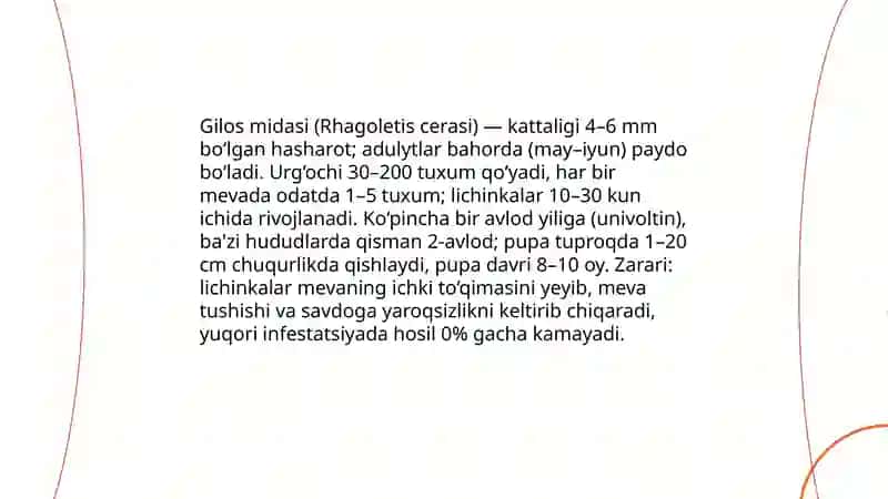 Mevali daraxtlarga zarar yetkazuvchi hasharotlar 4