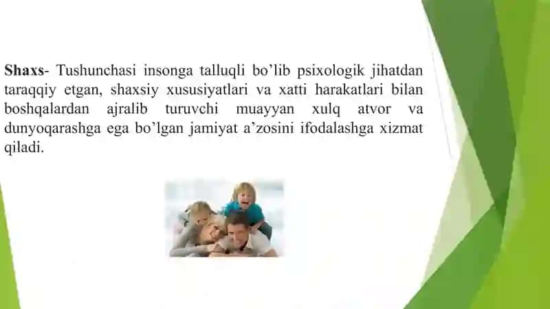 Shaxsning rivojlanishi, tarbiyasi va ijtimoiylashuvi. Yaxlit pedagogik jarayon mavzusida taqdimot 4