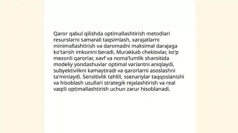 Iqtisodiy-matematik usullar 4