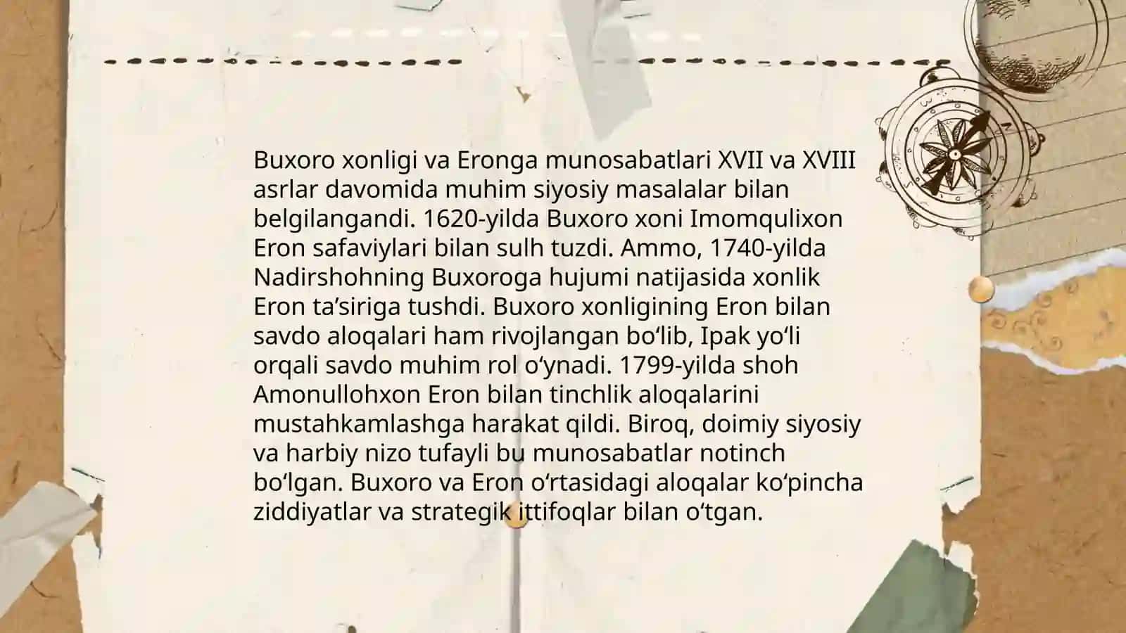 Buxoro xonligining tashqi siyosati 4