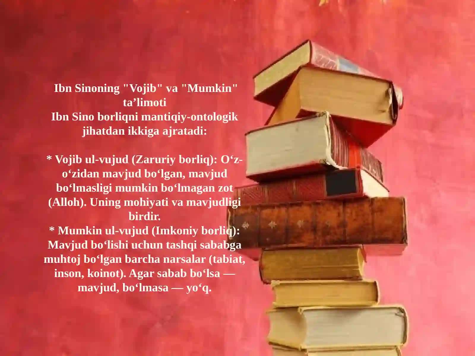 Abu Nasr Forobiy va Ibn Sinoning ontologik qarashlari qiyosiy tahlili 4