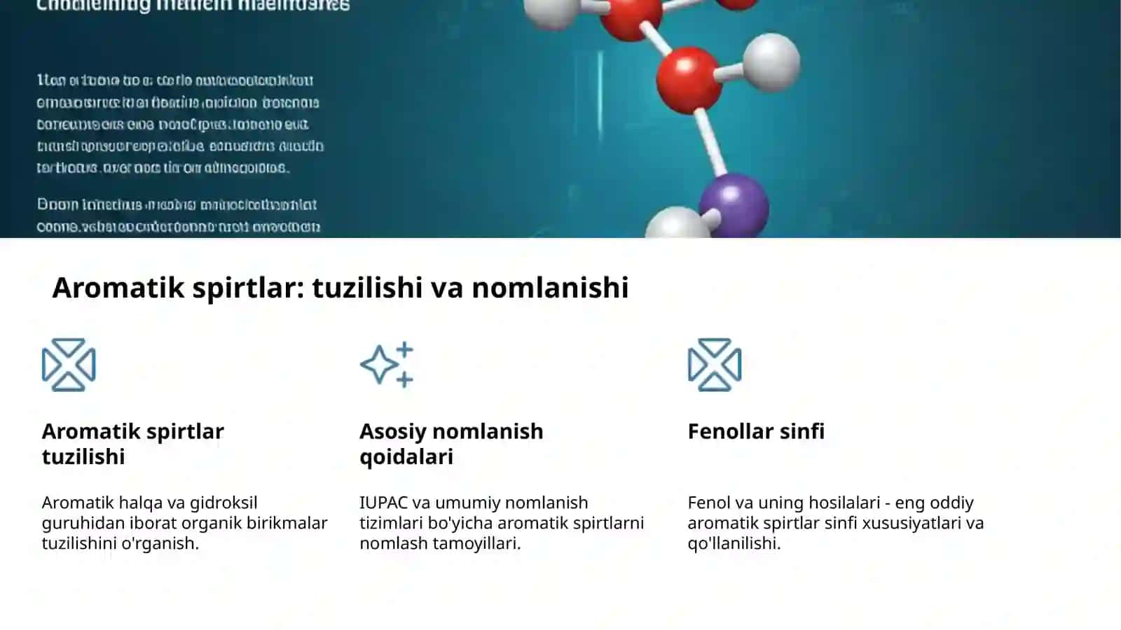 Fenollar va aromatik spirtlar: Olinishi va xossalari 4