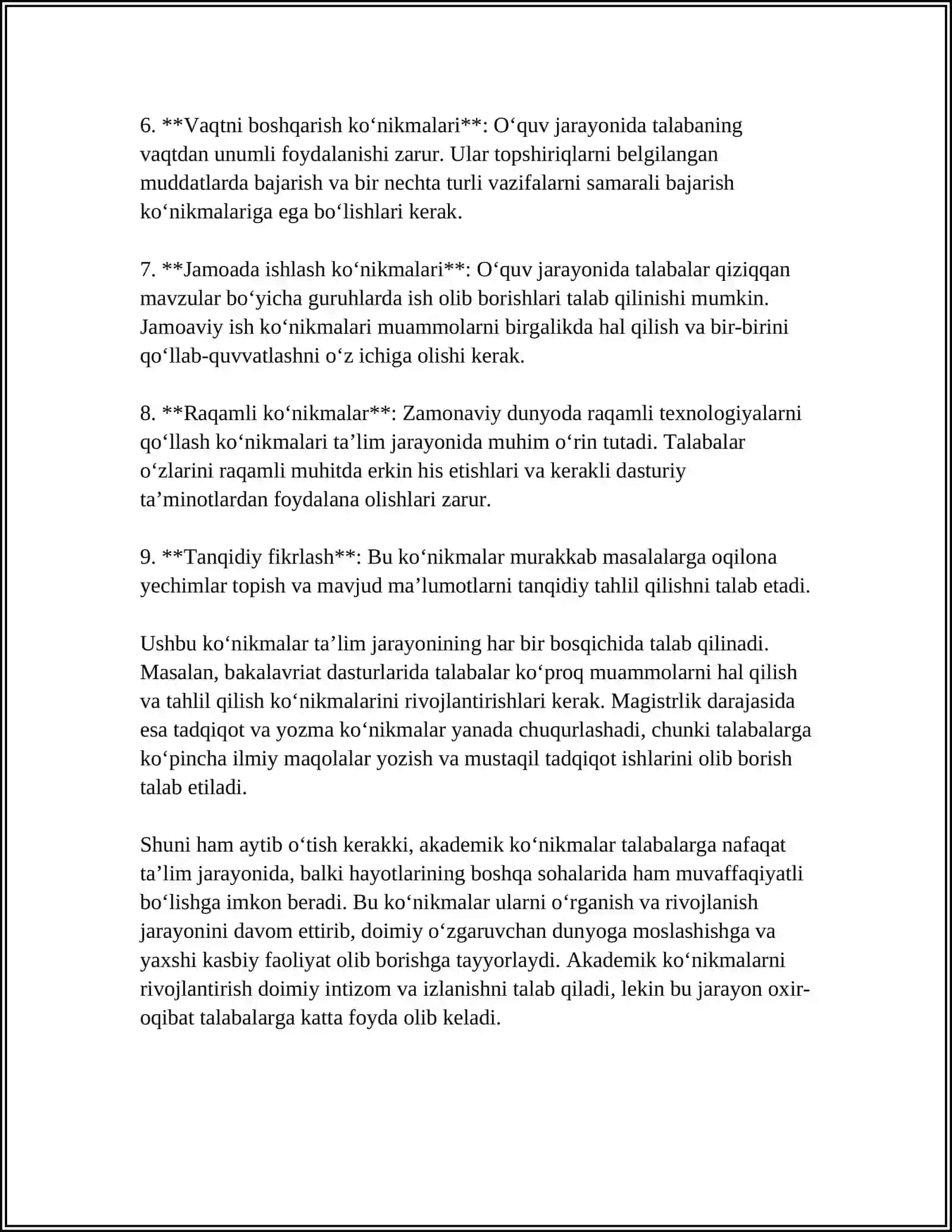AKADEMIK KONIKMALAR VA KASBIY KOMPETENTLIK FANIGA KIRISH 4
