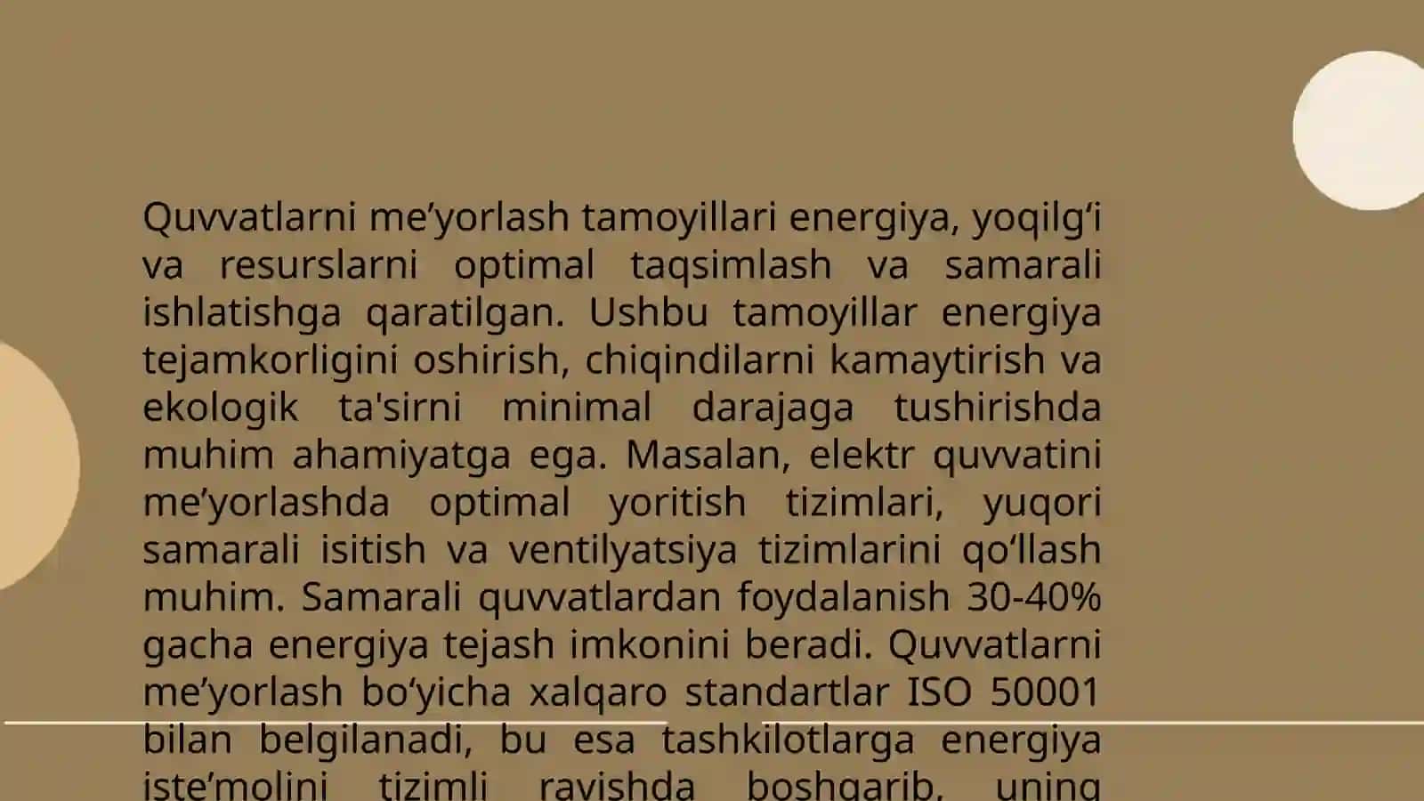 Tizimda aktiv va reaktiv quvvatlar taqsimlanishini me’yorlash 4