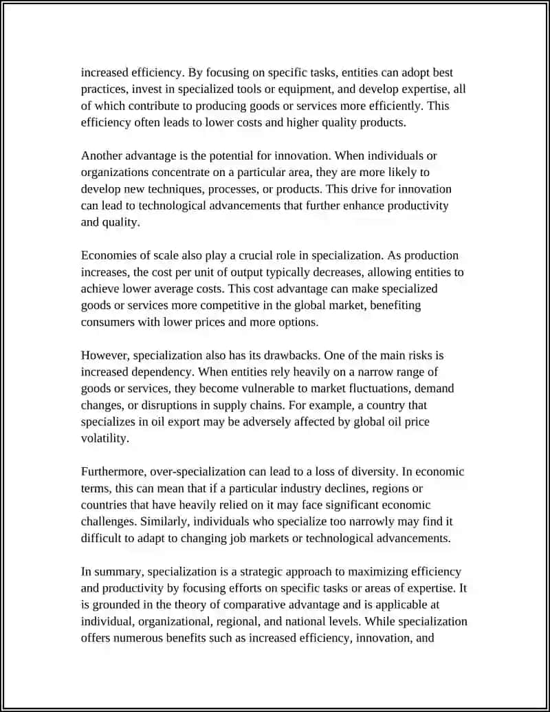 SPECIALIZATION 4