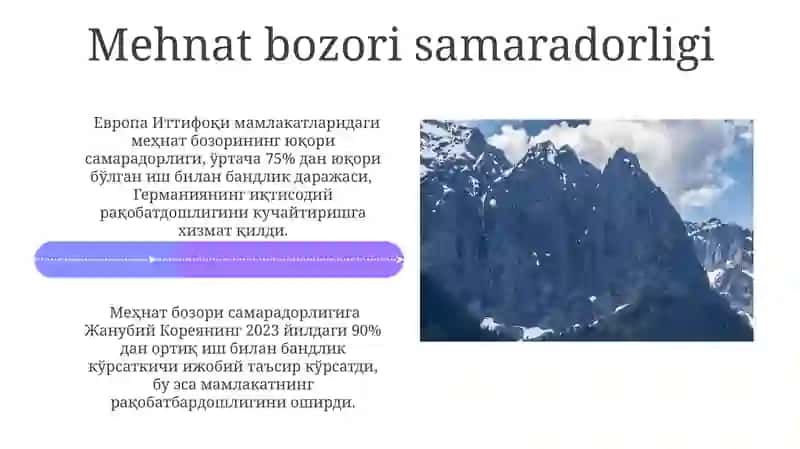 Jahon iqtisodiyotida ragobatbardoshlik indeksi va unga ta'sir etuvchi omillar 4