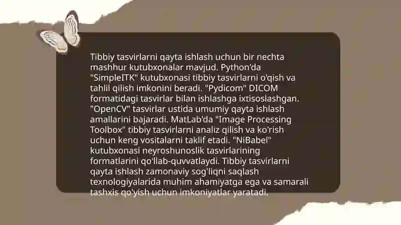 Tibbiyotda multimediya ilovalarini yaratishdagi dasturiy ta'minot 4