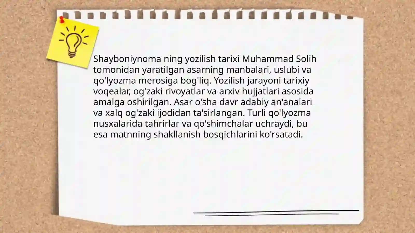 Muhammad Solih "Shayboniynoma" tarixiy dostoni haqida 4