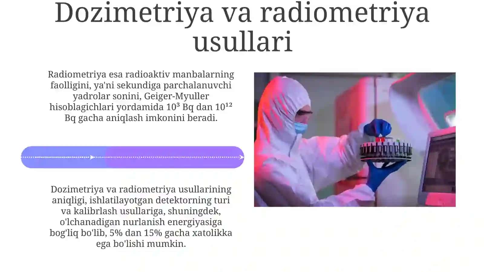 Radiobiologik Tajribalarda Qo'llaniladigan Radiatsion Uskunalar 4
