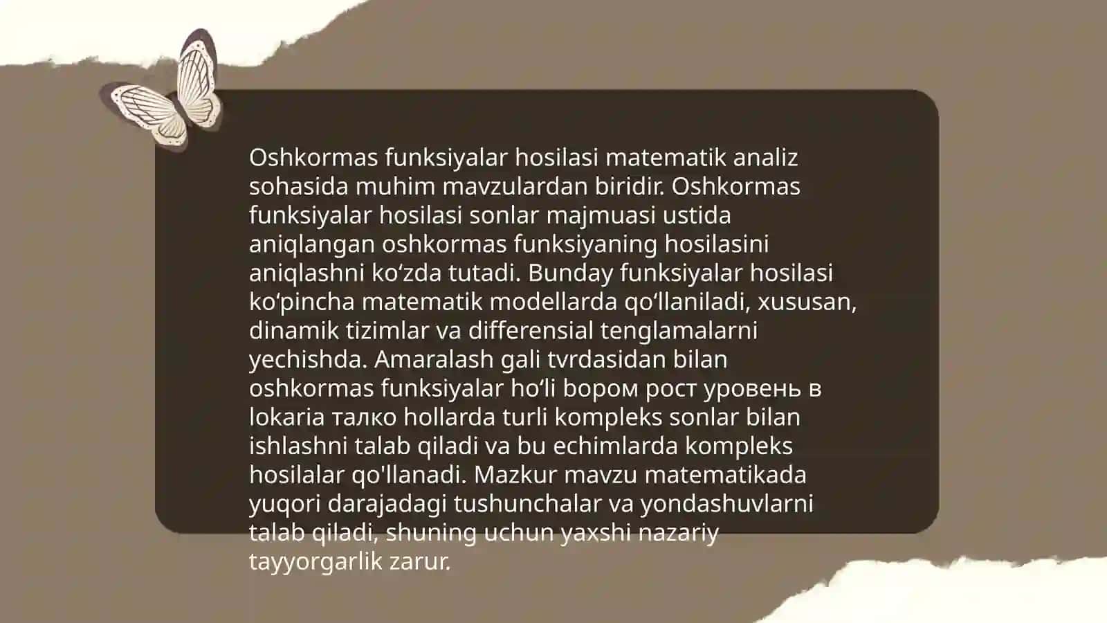 Yuqori tartibli hosila 4