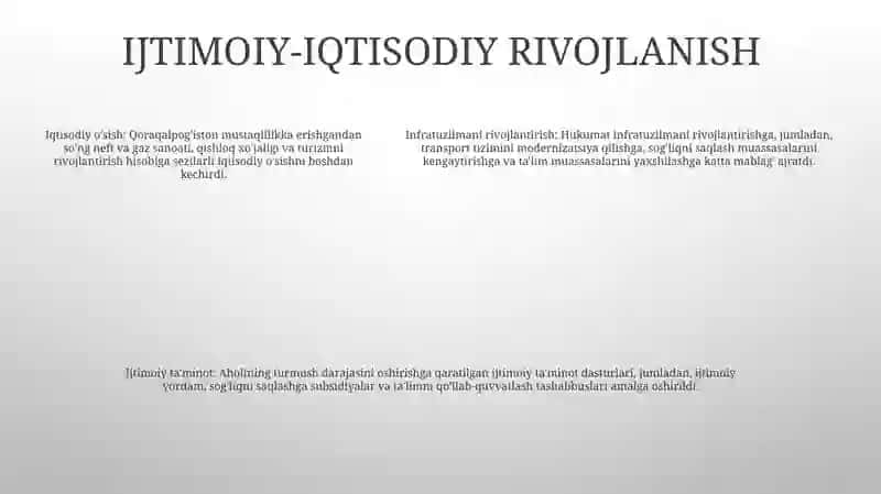 Mustaqillik Yillarida Qoraqalpog'Iston 4
