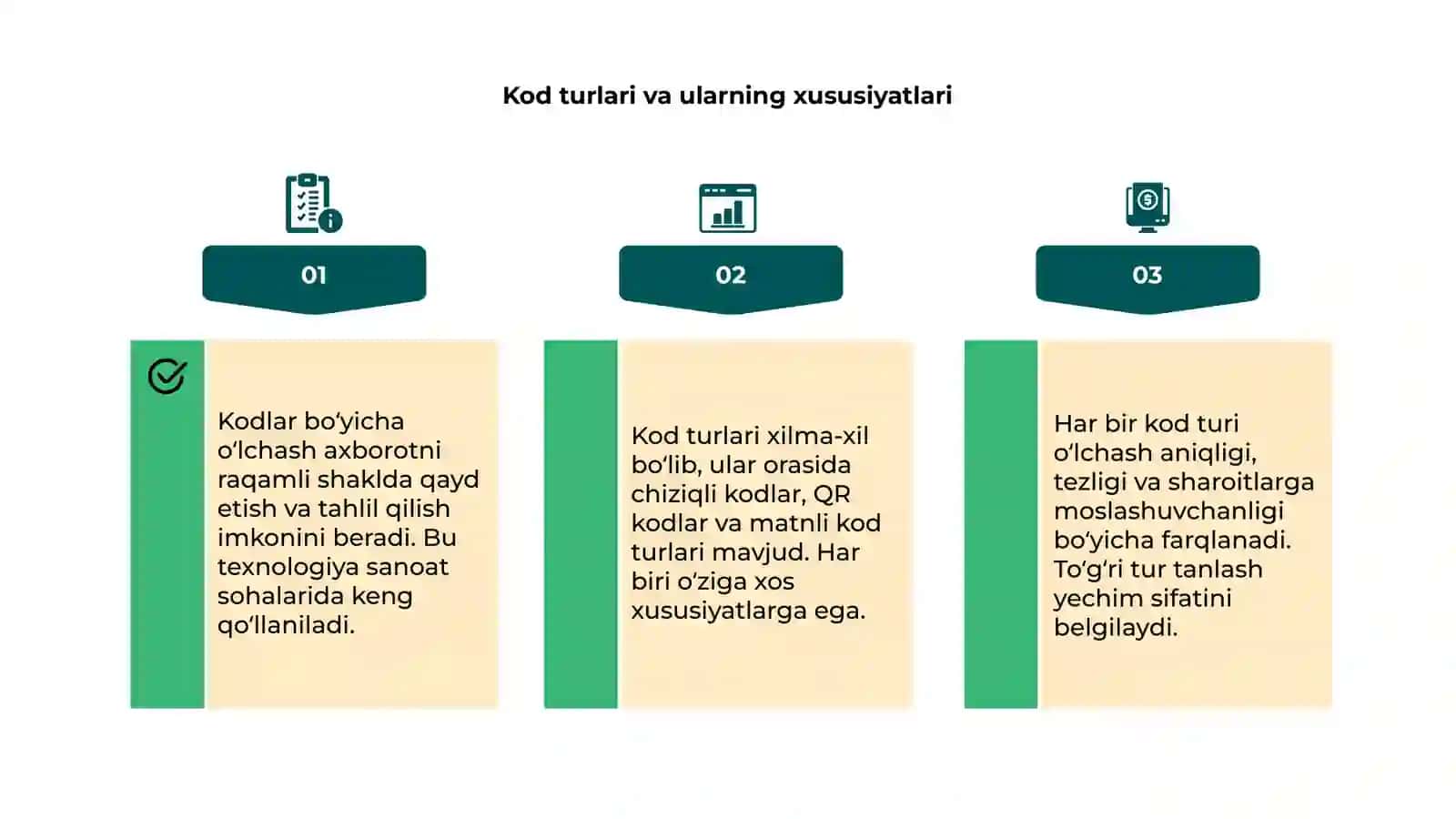Kodlar boʻyicha oʻlchash 4
