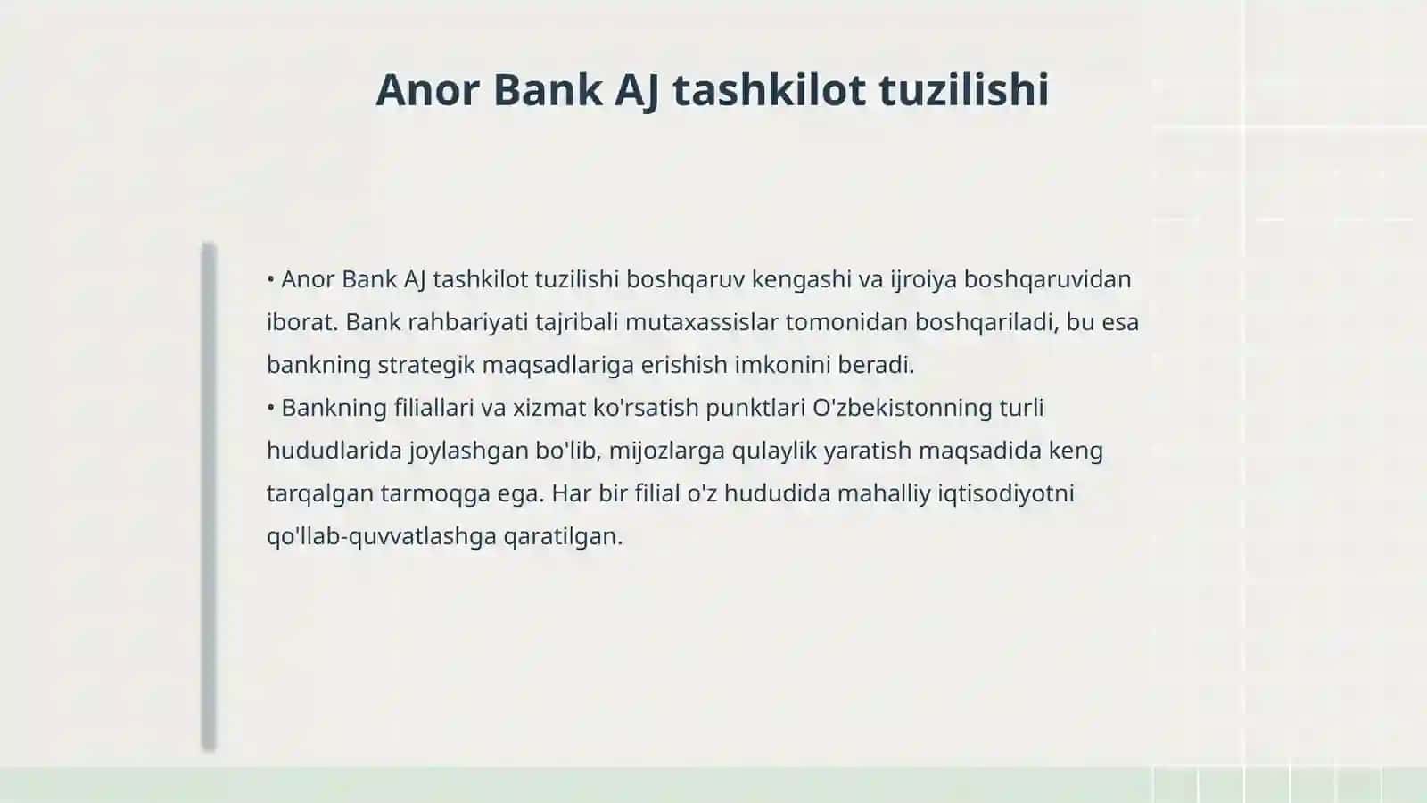 Anor Bank AJ 4