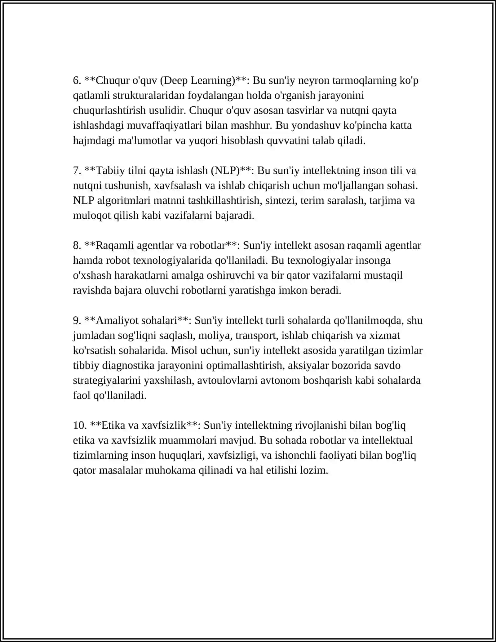 SUNʼIY INTELLEKT NIMA? 4