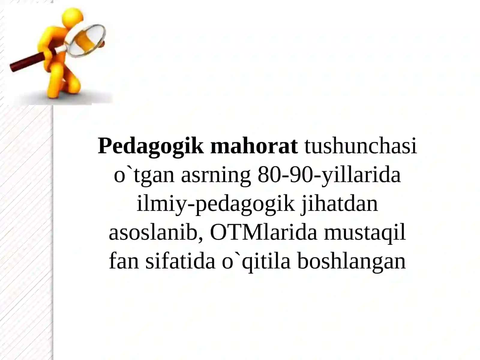 Tarbiyaviy ishlar ni amal ga oshirishda pedagogik mahoratning o’rni 4