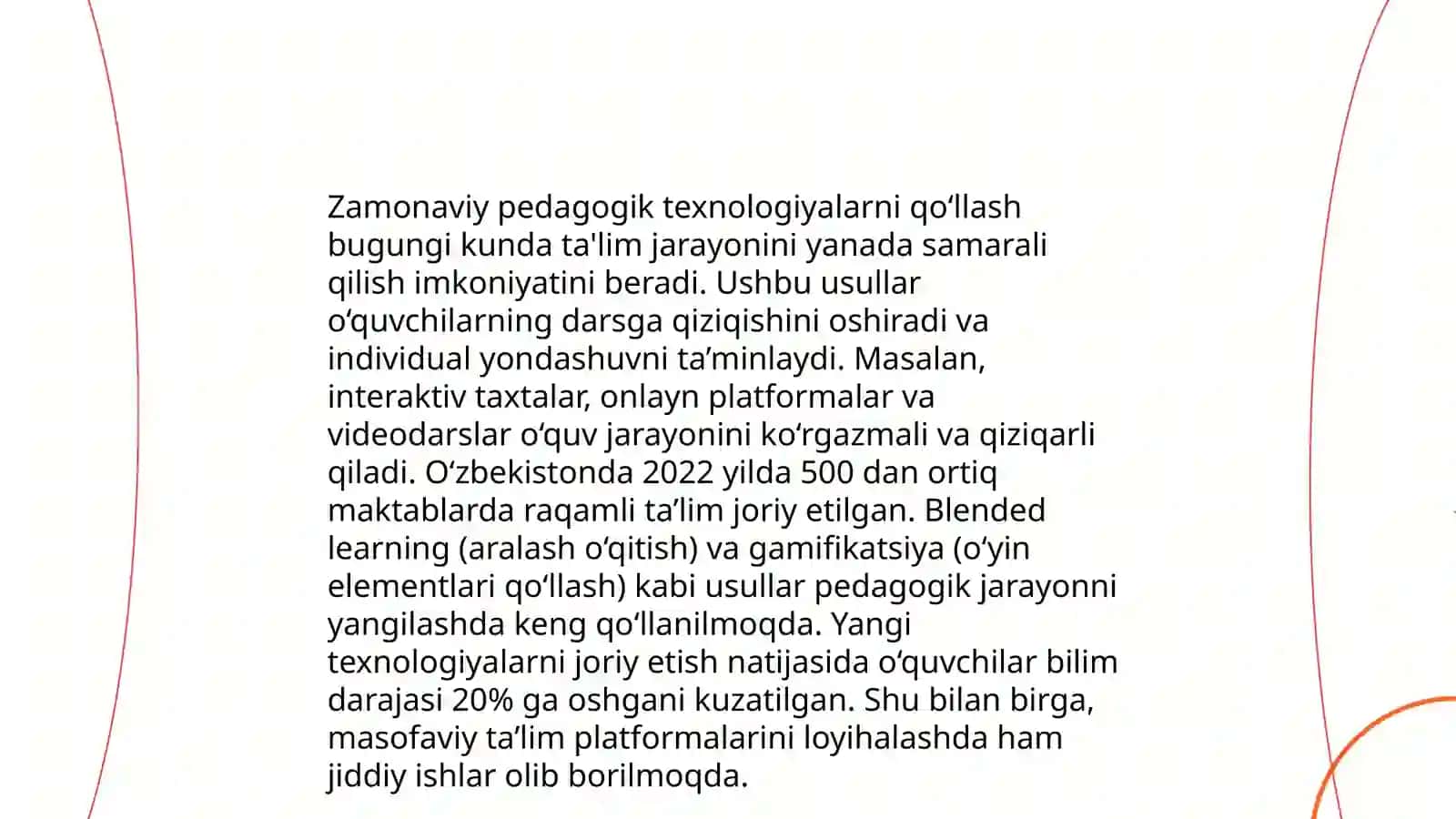 Prezident maktablarida va ijodiy maktablarda taʼlim mazmuni 4