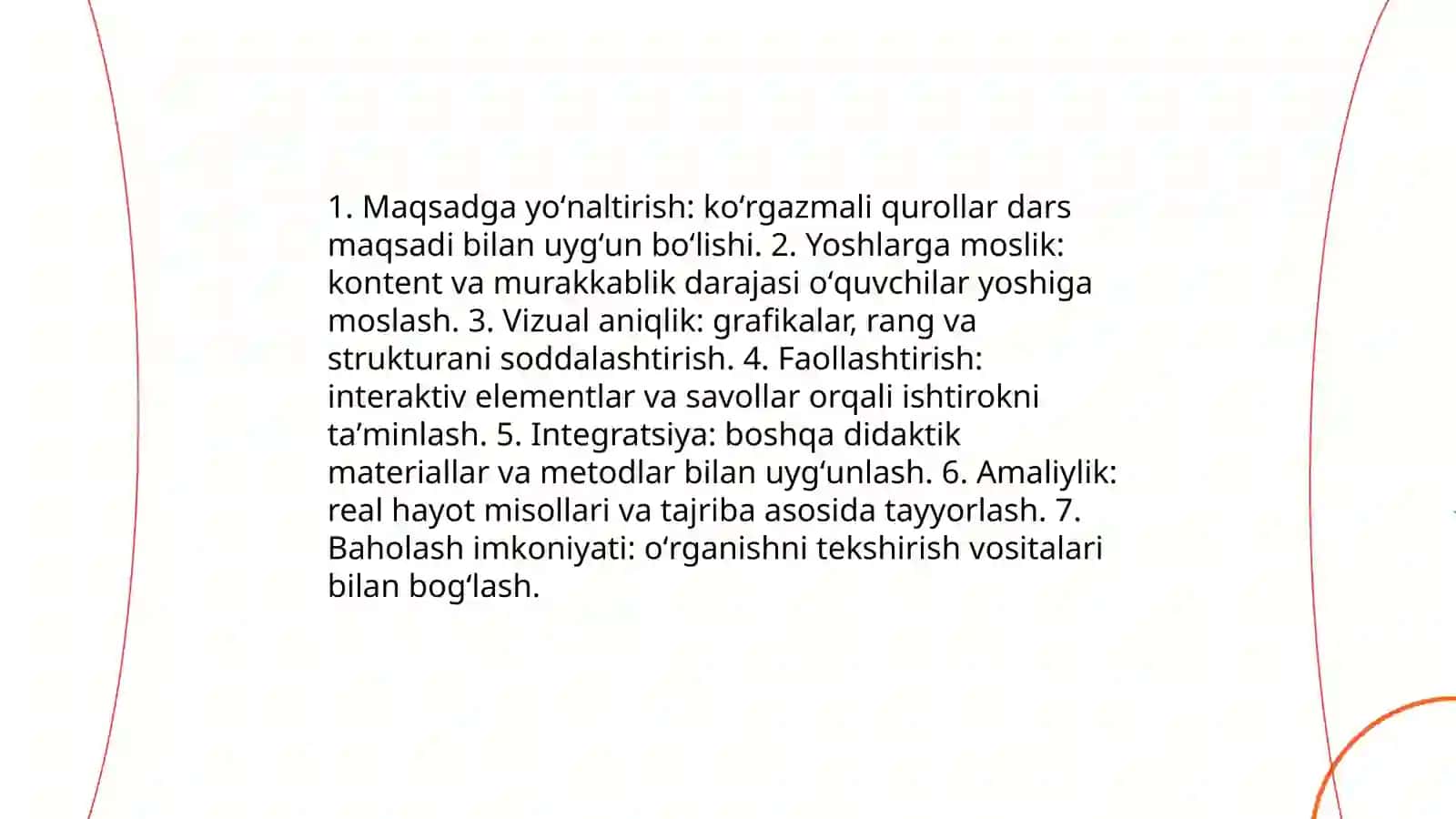 Namunaviy darslar uchun koʻrgazmali qurollar tayyorlash va didaktik materiallar toʻplash 4