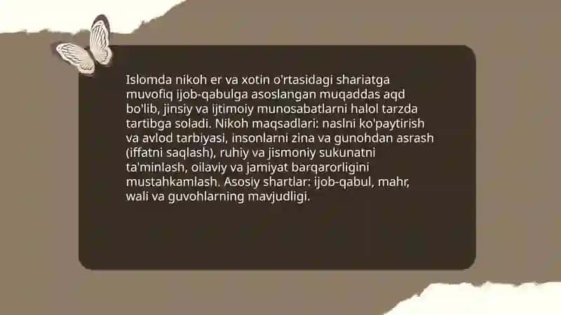 Islom huquqshunosligida oila, nikoh, taloq 4